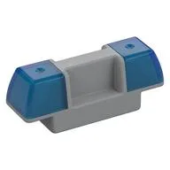 Duplo Siren / Flashing Light - Trans-Dark Blue / Light Bluish Gray