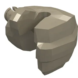 Hand Hulk - Left / Dark Tan