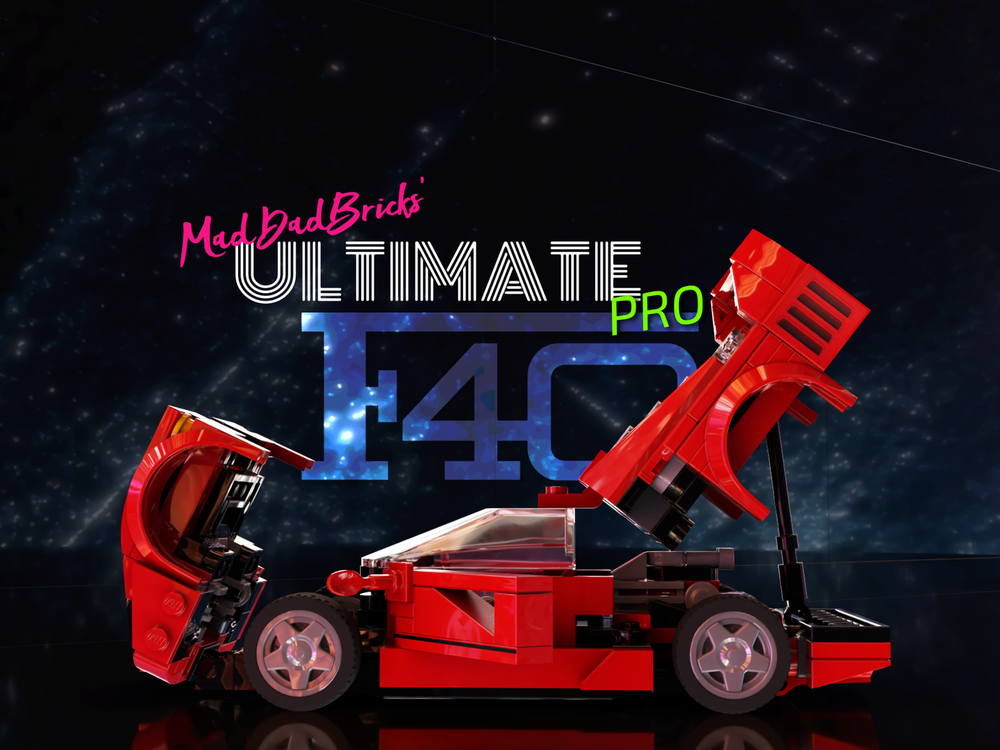 Lego MadDadBricks' Ultimate F40 PRO