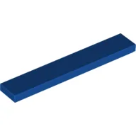 Tile 1 x 6 with Groove / Royal Blue