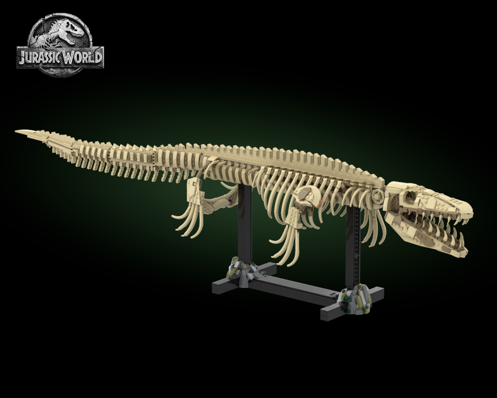 Lego Mosasaurus fossil