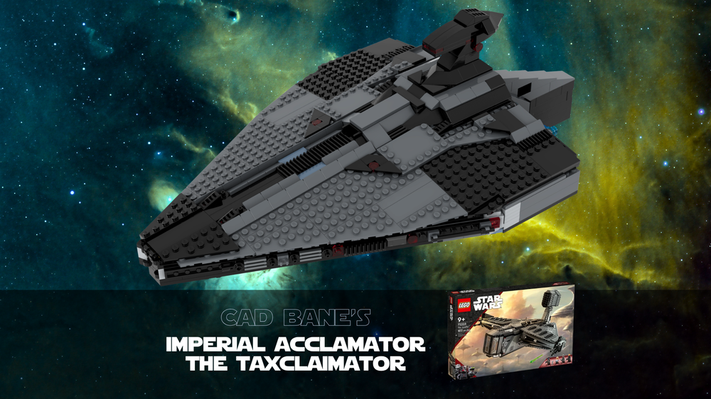 Lego Cad Bane's Imperial Acclamator - The TaxClaimator - 75323 alternative