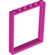 Door Frame 1 x 6 x 6 / Dark Pink