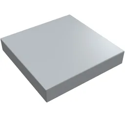 Tile 2 x 2 with Groove / Light Bluish Gray