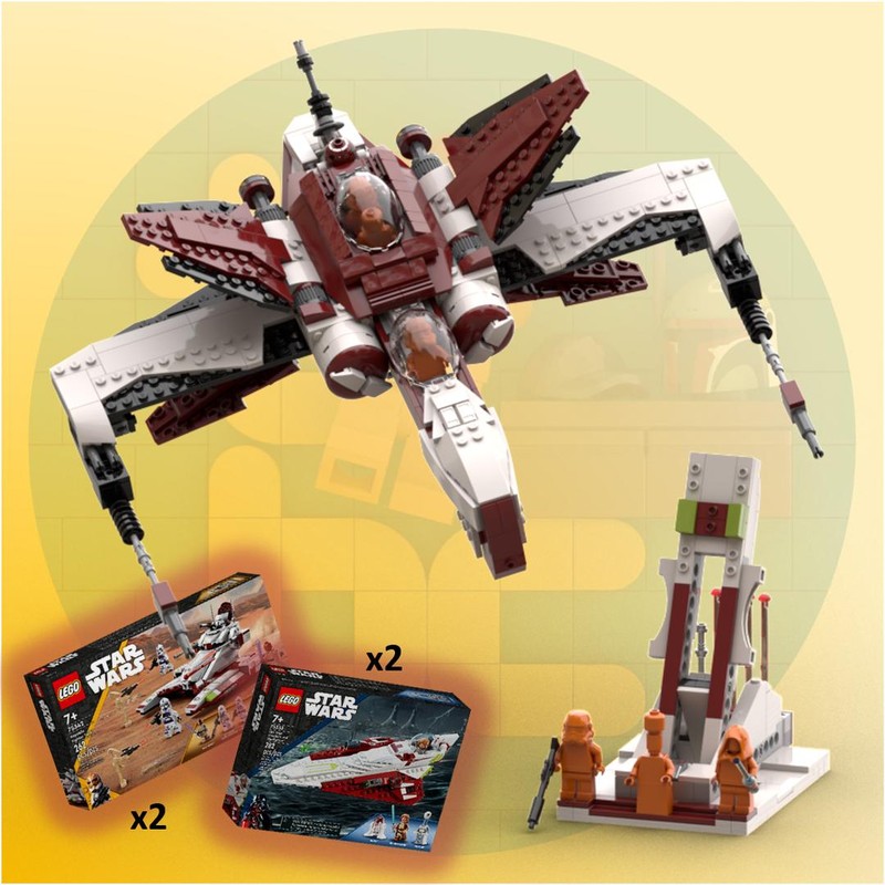 Lego 75333 - 75342 - ARC-170 Starfighter - 187th Legion Edition