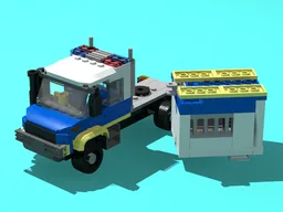 Off-road Police Van