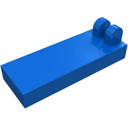 Hinge Tile 1 x 2 1/2 with 2 Fingers on Top / Blue