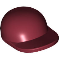 Lego Hat / Cap Short Curved Peak / Dark Red