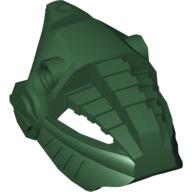 Lego Large Figure Head Toa Hordika Matau / Dark Green