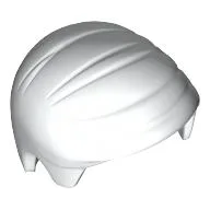 Hair Smooth Combed Sideways / White