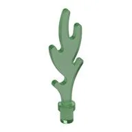 Wave / Flame Rounded with Base Rim / Trans-Green