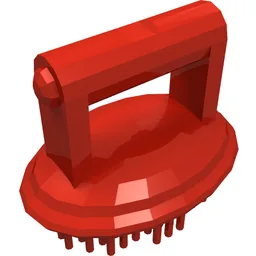 Scala, Animal / Creature Accessory, Horse Brush / Red