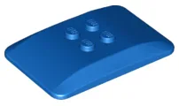 Brick Curved 6 x 4 x 2/3 Quad Curved with 2 x 2 Studs