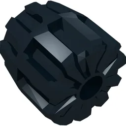 Wheel Hard Plastic Small (22mm D. x 24mm) / Black