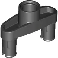 Technic Pin Connector 3L with 2 Pins and Center Hole [Pin Ridges Across Part]