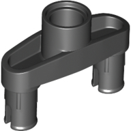 Lego Technic Pin Connector 3L with 2 Pins and Center Hole [Pin Ridges Across Part]
