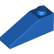 Brick Sloped 33° 3 x 1 / Blue