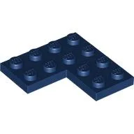 Plate 4 x 4 Corner / Dark Blue