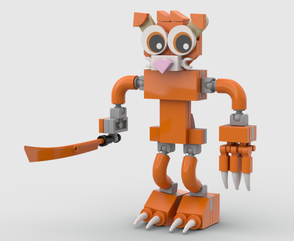 Lego cat mech