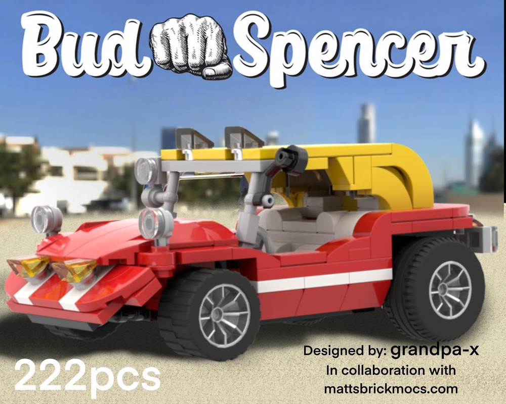 Lego Bud and Terence dune buggy