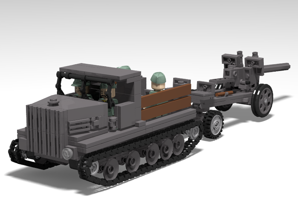 Lego 122 mm gun M1931/37 (A-19) field gun and Ya-12