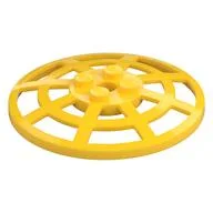 Dish 6 x 6 Inverted, Radar / Webbed [Anti-studs at 90°] / Yellow
