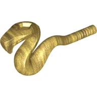 Animal, Snake with Straight Tail / Pearl Gold