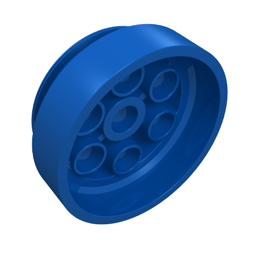 Lego Wheel 30 x 13 Model Team / Blue