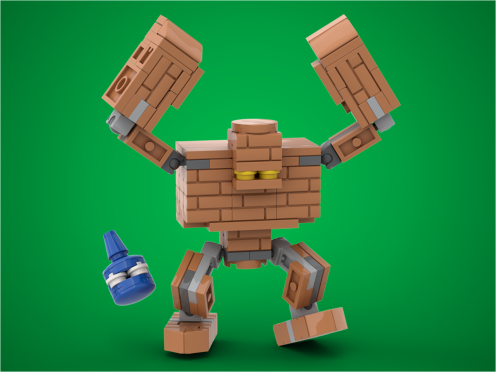 Lego Dragon Quest inspired Golem