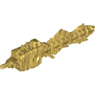 Large Figure Weapon Sword, Inika Light-up Energized Flame Sword / Pearl Gold