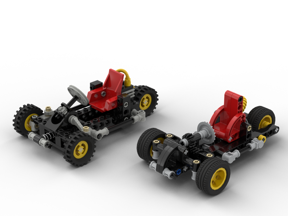 Lego Three Wheeler - Studless 8832