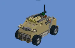 Armored "Frogmouth" Combat Vehicle (Desert Camo Version)