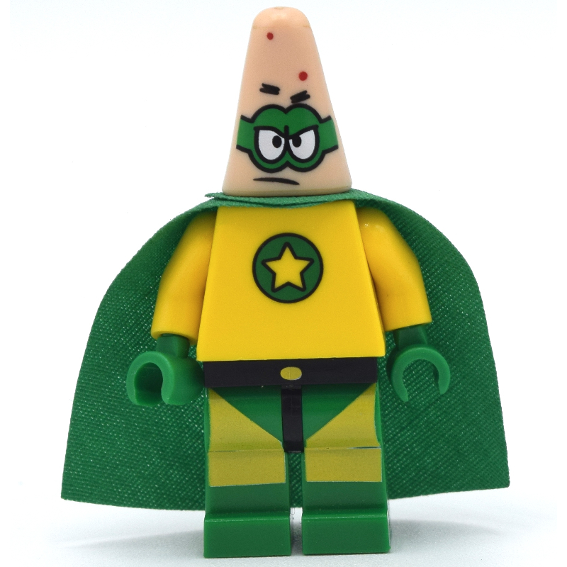 Lego Patrick Star in Super Hero Outfit