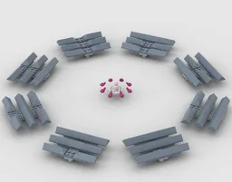Mini Bagua Palace From 10311 Orchid