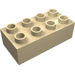 Duplo Brick 2 x 4 / Tan
