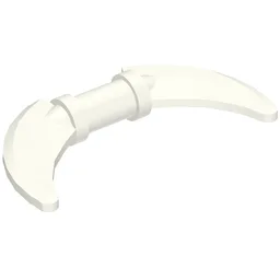 Weapon Scythe / Hook with Double Blades / White