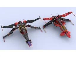 71704 Nindroid Shadow X-wing