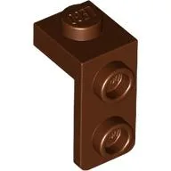 Bracket 1 x 1 - 1 x 2 / Reddish Brown