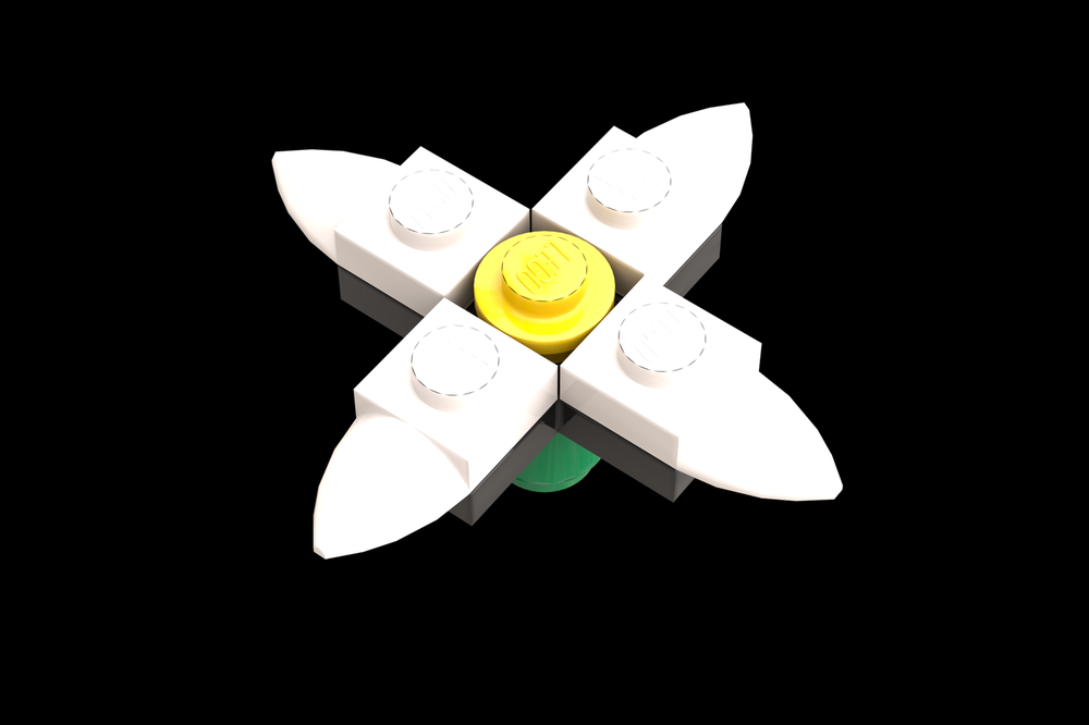 Lego b01 4 Petal Flower - Ultimate Flower Collection