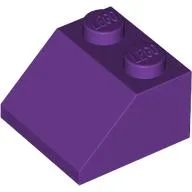 Brick Sloped 45° 2 x 2 / Purple