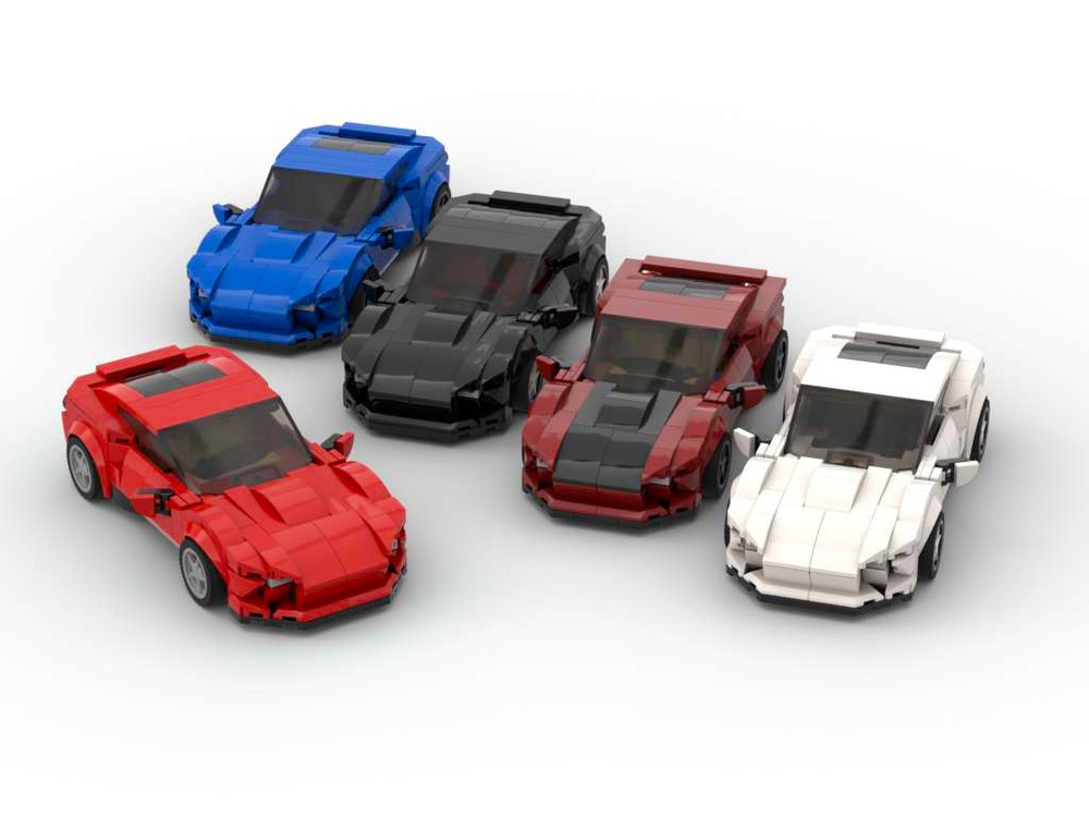 Lego Prancing Horse Roma - Set of Five Colors - 8 Stud Speed Champions