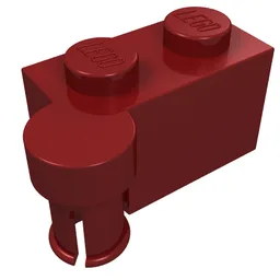 Hinge Brick 1 x 4 [Upper] / Dark Red