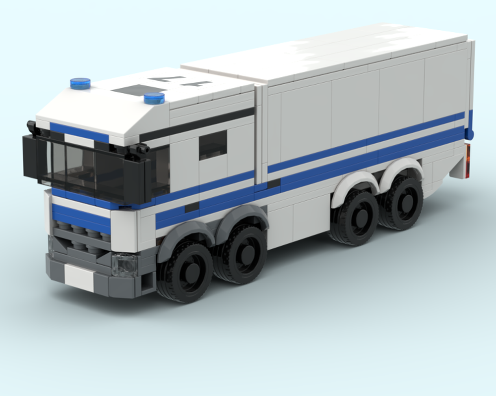 Lego Mercedes Benz Geldtransporter Bundesbank Truck Police