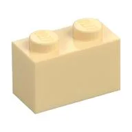 Brick 1 x 2 / Tan