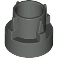 Technic Driving Ring Extension, 4 Ridges / Dark Gray