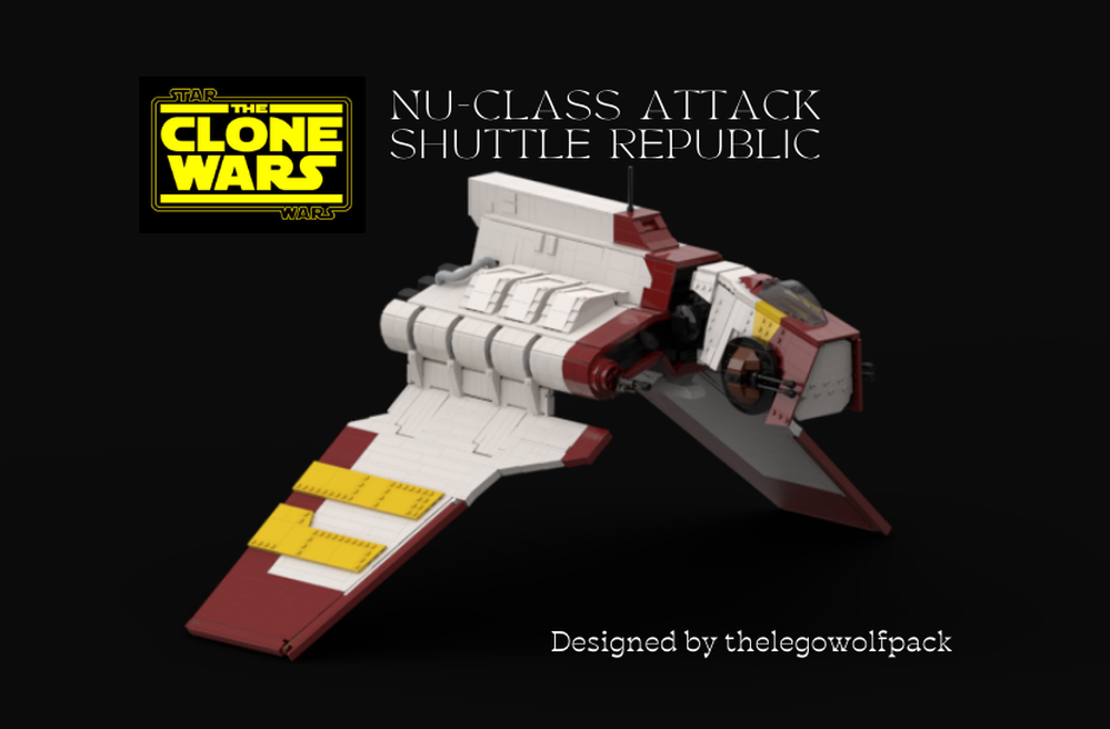 Lego NU-class attack shuttle