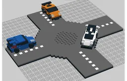 Dual-Lane Roundabout Plate
