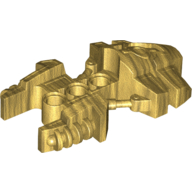 Lego Large Figure Foot, Toa Hordika / Pearl Gold
