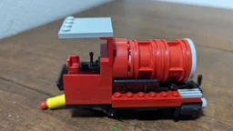 Little Red Narrow-Guage Train