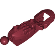 Lego Large Figure Skeletal, Limb, with 2 Ball Joints (Toa Inika) / Dark Red